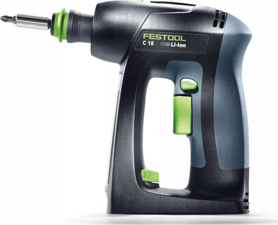 Makine kaçavidë-trapano pa kabllo Festool C 18 HPC 4.0 I-Set, 18V, 4.0Ah Li-Ion, e zezë