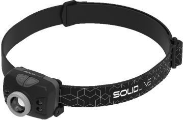 Fener koke Ledlenser Solidline SH5, LED, dritë e kuqe, i zi