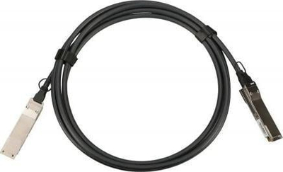 Kabllo fibër optike Extralink EX.15807, InfiniBand QSFP+, 3m, e zezë