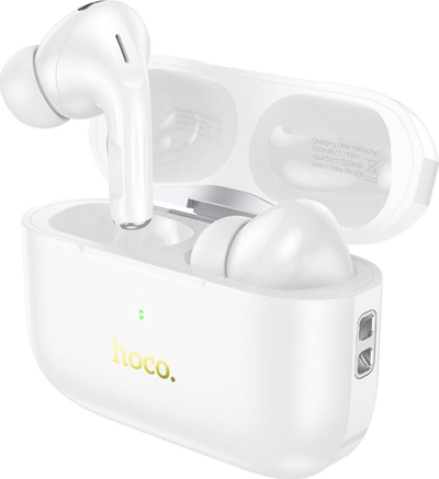Kufje pa tela HOCO EW56 Plus, Bluetooth 5.3, ANC, të bardha