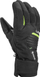 Doreza ski për burra Leki Vision GTX, madhësia 10.5, Black Lime, të zeza
