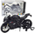 Lodër motor sportiv LEAN TOYS S1000, metal 1:12, drita dhe tinguj, i zi