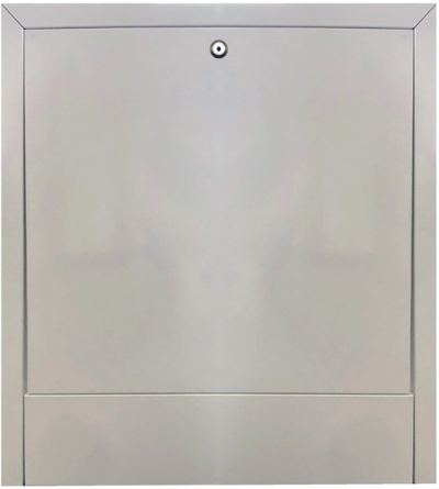 Kabinet muri për kolektorë Danfoss, 805mm, çelik i galvanizuar, i bardhë
