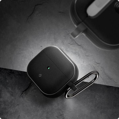Kuti mbrojtëse për Apple AirPods 3 Spigen Caseology, e zezë