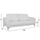 Set dhomë ndenjeje Kenzie 2-pjesësh HM11284.02, bardhë