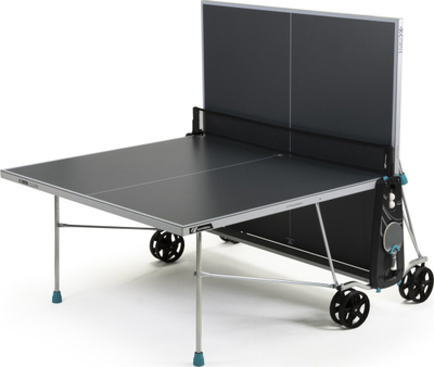 Tavolinë pingpongu inSPORTline Outdoor Free 100x, për ambiente të jashtme, e palosshme, gri