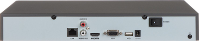 Regjistrues NVR Hikvision DS-7604NI-K1, 4 kanale, 4K, i zi