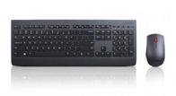 Komplet tastierë dhe mi Lenovo KB MICE BO, wireless, me USB, i zi