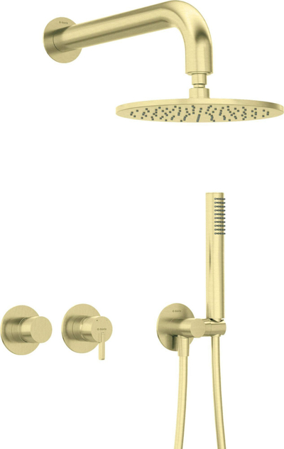 Set dushi i fshehut Deante NQS R0YK, kokë dushi, krom