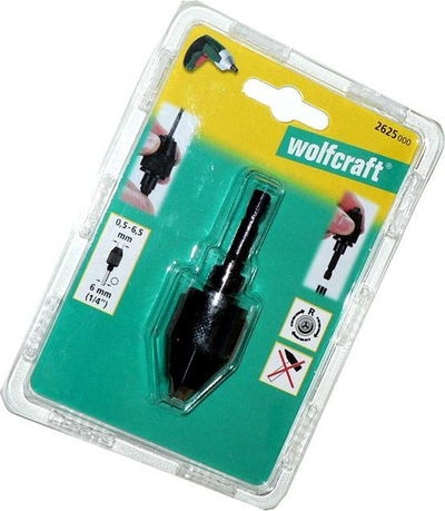 Shtrëngus kaçavidh pa çelës WOLFCRAFT 0,5-6,5 mm (2625000)