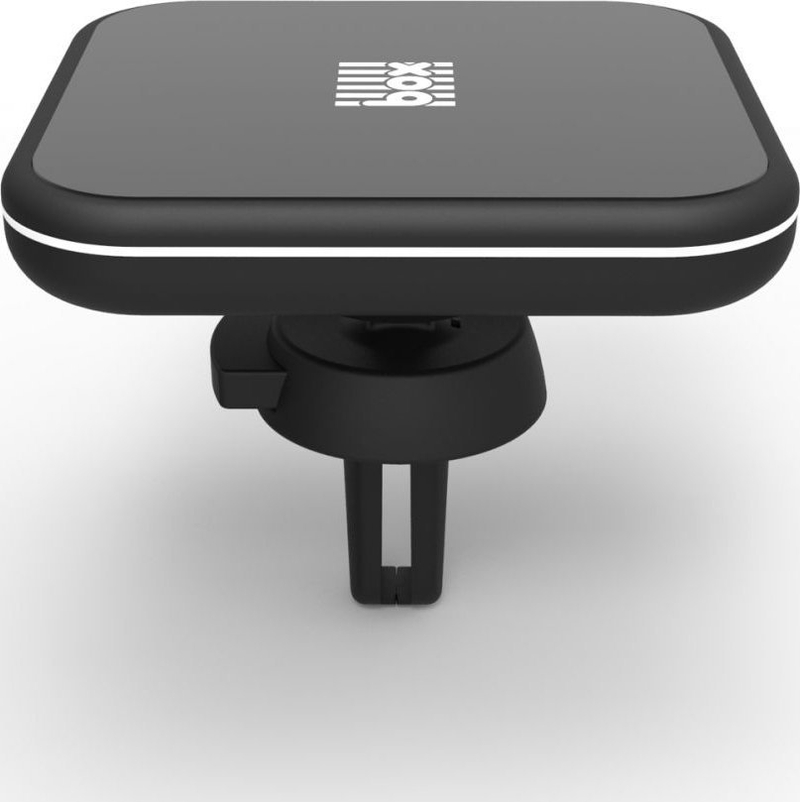 Karikues magnetik për veturë BOX Products 10W, Qi wireless, alumini, i zi