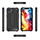 Маса за телефон Hurtel Hybrid Armor за iPhone 16e, TPU и поликарбонат, заштита од удари, црна