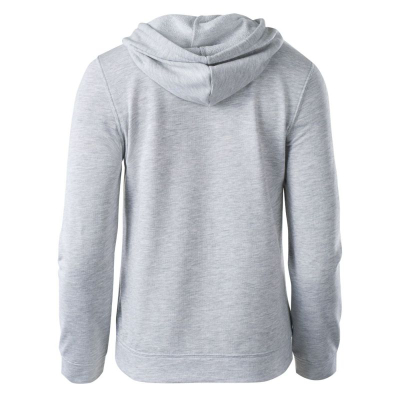 Bluzë me kapuç Martes Lady Sulli Sweatshirt W, pambuk poliester, me zinxhir, gri