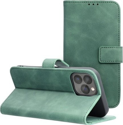 Këllëf libri OEM TENDER për iPhone 14 Pro Max, me xhepa për kartat, jeshil