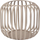 Lanternë dekorative Home Styling Collection metal, 13 cm, stil i thjeshtë, bezhë