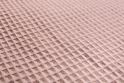 Mbështjellëse për bebe Sensillo Waffle Boho, 75x75 cm, pambuk, rozë e pluhurosur