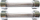 Set dumba Spartan Chrome Dumbbells, 2 x 9 kg, metalike