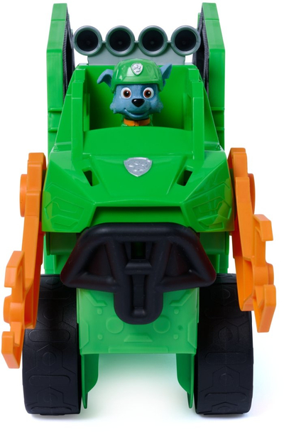 Lodër makinë Spin Master Samochodzik 6075939, set interaktiv PAW Patrol, me dinozaur të fryrë, jeshile