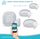Set detektorësh tymi Elro Connects K1 SF400S, WiFi, njoftime në telefon, i bardhë