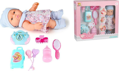 Kukull bebë Trifox Baby, me aksesorë, shumëngjyrëshe