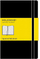 Fletore Moleskine Classic, kapak i fortë, Large 5 x 8.25", me katrorë, e zezë