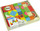 Lodër puzzle me blloqe druri Leantoys, në formë kështjelle, me ngjyra shumëngjyrëshe