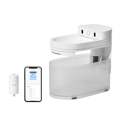 Shatërvan uji inteligjent Catlink Pure 3, 2.3L, Wi‑Fi, i bardhë