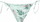 Pjesë e poshtme bikini AquaWave Latina Bottom W, prerje klasike, me lidhëse anësore, jeshile me motive