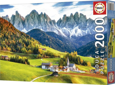 Puzzle Educa Autumn in Dolomites, 2000 copa, për të rritur