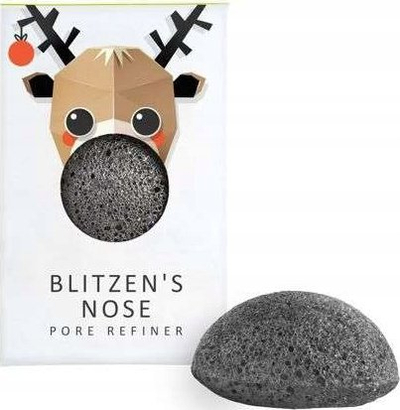 Sfungjer grimi Konjac Festive Blitzen S, konjac natyral, i butë