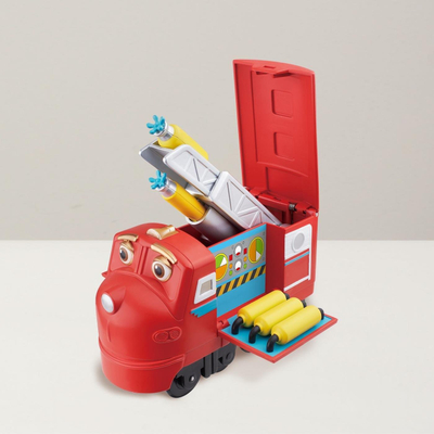Lodër tren Tm Toys Chuggington Pop and Transform Wilson, plastikë, mekanizëm transformues, shumëngjyrësh - 4