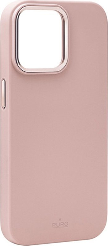 Kapak telefoni Puro ICON Mag Pro për iPhone 15 Pro, silikon, puthit me MagSafe, rozë