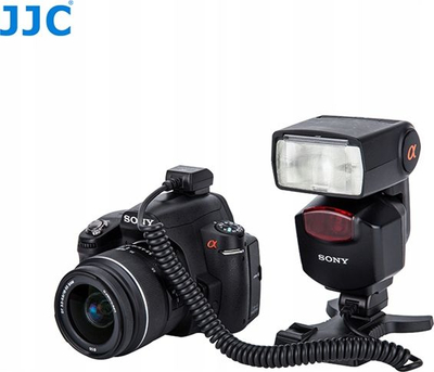 Кабел ТТЛ блиц JJC FC-S3, 1.4 m, за Сони Минолта, црн
