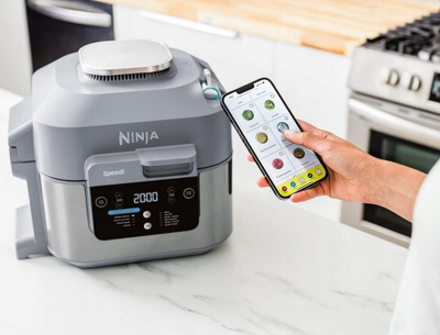 Fritezë me ajër Ninja Speedi Rapid Cooking System ON400DE, 5.7L, shumëfunksionale, gri