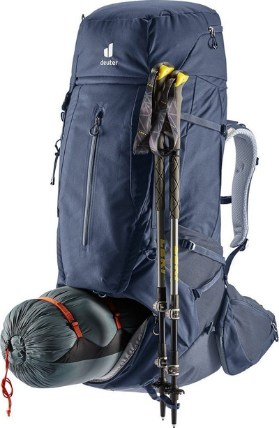 Çantë shpine për hiking Deuter Aircontact, 85 L + 10 L, e kaltër