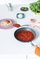 Lugë kuzhine Brabantia Tasty+, najlon rezistent 220°C, e kuqe