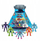 Set lodrash aksion Cobi Mr Beast Lab Hybrids, 5 figura, përzierje ngjyrash