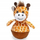 Играчка за мачки Beeztees Jungle Wobbler, плюш, 12 cm, повеќебојна