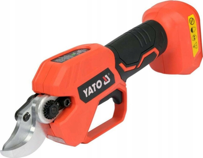 Gërshërë kopshti me bateri Yato 18V, brushless, pa bateri, portokalli