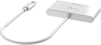 HUB USB j5create JCA399-N, USB-C 3.2 Gen 2, 5 Gbit/s, i bardhë