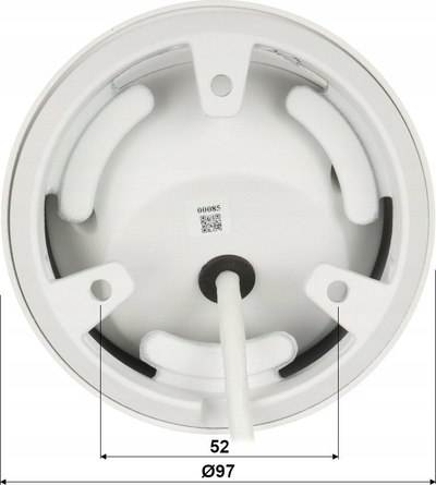 Kamerë IP APTI AI803V2 28W, 8 Mpx, lente 2.8 mm, e bardhë