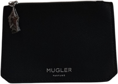 Женска чанта Thierry Mugler, од текстилен материјал, црна
