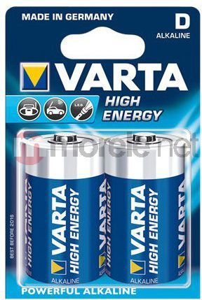 Bateria VARTA High Energy D / R20, 2 copë