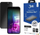 Xham mbrojtës 3MK Hardglass Max Privacy për iPhone 15, 9H, i zi