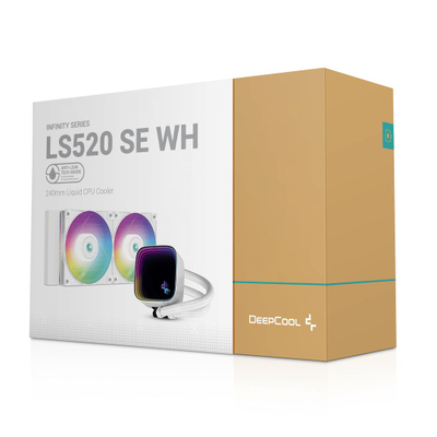 Ftohës CPU DeepCool LS520 SE WH, AIO 240mm, i bardhë
