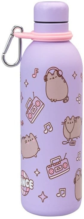 Shishe uji metalike Grupo Erik Pusheen, 500ml, për pije të nxehta edhe të ftohta, shumëngjyrëshe