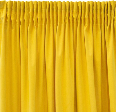 Perde kadife Eurofirany Pierre Cardin Velvet, 140 x 270 cm, ngjyrë mustardë
