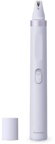 Depilator për vetulla dhe fytyrë Panasonic, me dritë LED, me bateri, i bardhë