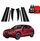 Foli mbrojtëse karboni BodyShield për Alfa Romeo Stelvio, 8 në 1, për shtyllat B dhe C, ngjyrë e zezë