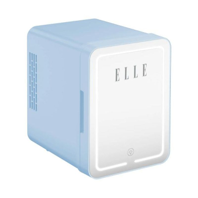 Mini-frigorifer Elle Home, 4L, me pasqyrë LED, blu